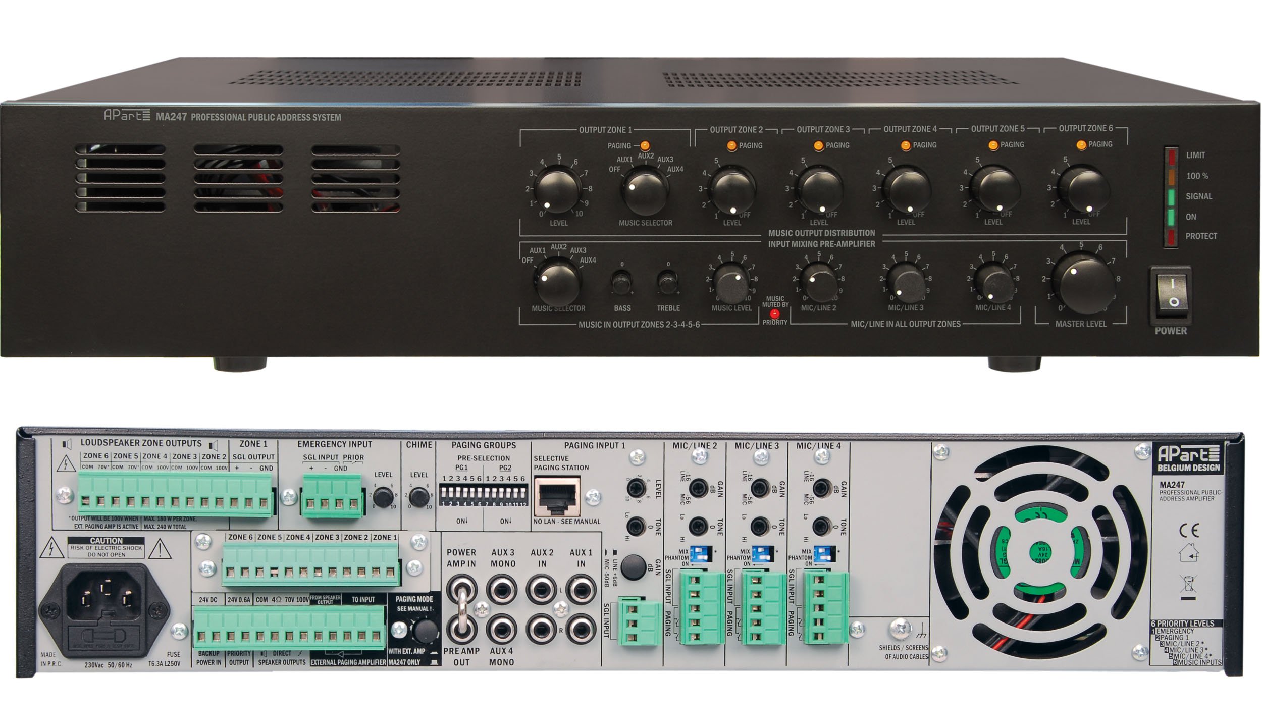 ampli melangeur apart ma247